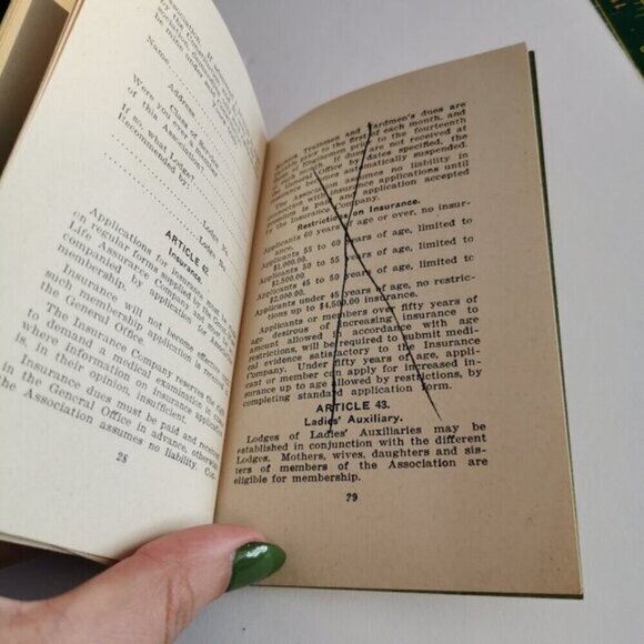 1930s Constitution of Canadian Association of Railwaymen Booklet Railway Workers - Picture 6 of 10